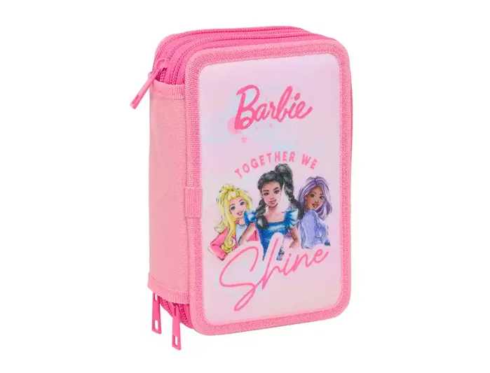 Safta Plumier Triple Barbie 37 Pcs Safta Plumier Triple Barbie 37 Pcs