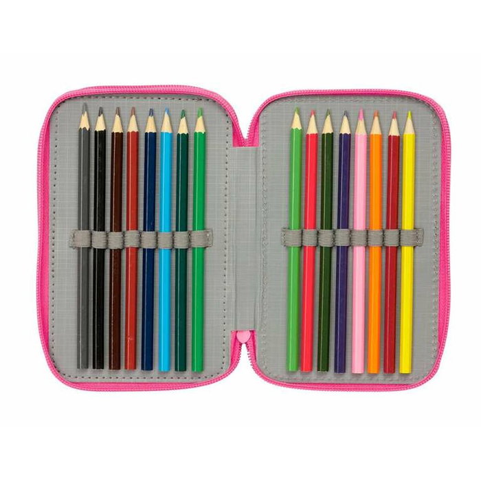 Safta Plumier Triple Barbie 37 Pcs Safta Plumier Triple Barbie 37 Pcs