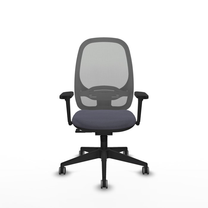 PIQUERAS Y CRESPO Silla de oficina Cilanco con mecanismo Sincro, Gris