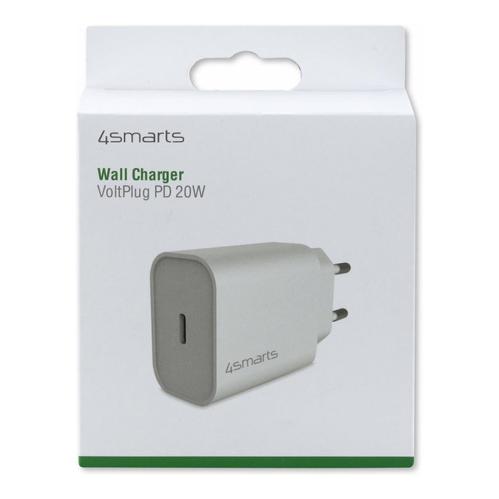 4smarts VoltPlug single PD 20W Cargador USB Tipo C Blanco 20W