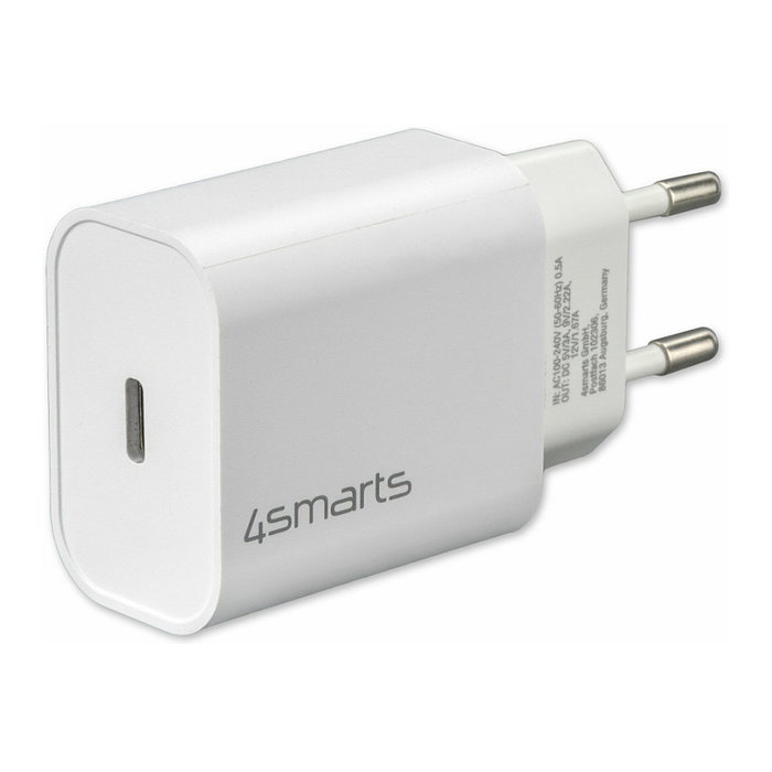 4smarts VoltPlug single PD 20W Cargador USB Tipo C Blanco 20W