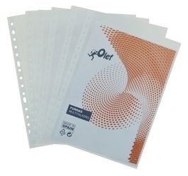 Funda Multitaladro Olef Pp 90Μ Pl.Nj. A4 16 Tal.Rfzo. Paquete De 100
