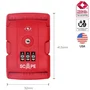 Scape Travel Correa para maleta con combinación E0121 Roja