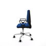 PIQUERAS Y CRESPO Silla de oficina Elche Azul con Brazos Fijos