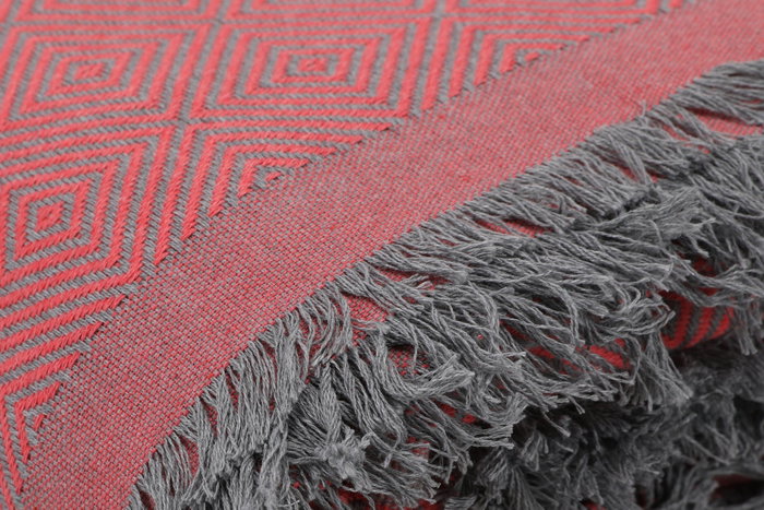 L'essentiel linge de maison Elite Vermilion Funda de Sofá 100% Algodón 175x230 cm Bermellón