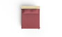 L'essentiel linge de maison Elite Vermilion Funda de Sofá 100% Algodón 175x230 cm Bermellón