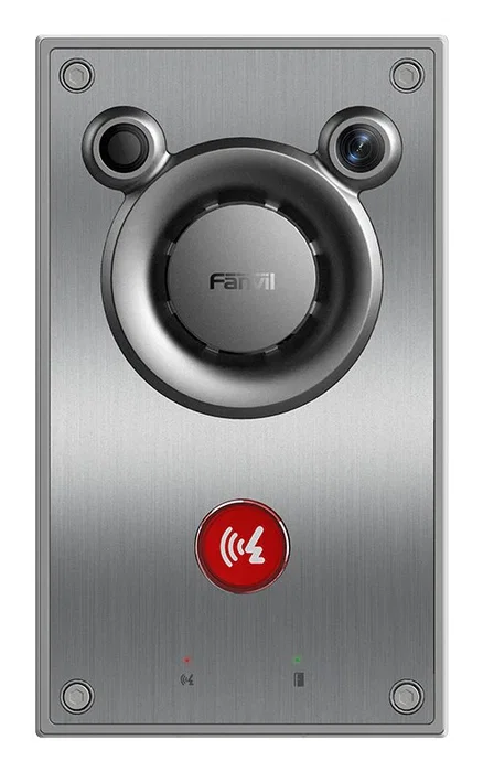 Fanvil A12V Videoportero Intercomunicador con Altavoz de 10W, Resistencia IP66 e IK10, PoE