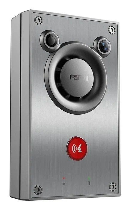 Fanvil A12V Videoportero Intercomunicador con Altavoz de 10W, Resistencia IP66 e IK10, PoE