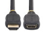StarTech Cable de Extensión HDMI 2.0, 50 cm, 4K 60Hz, Macho a Hembra