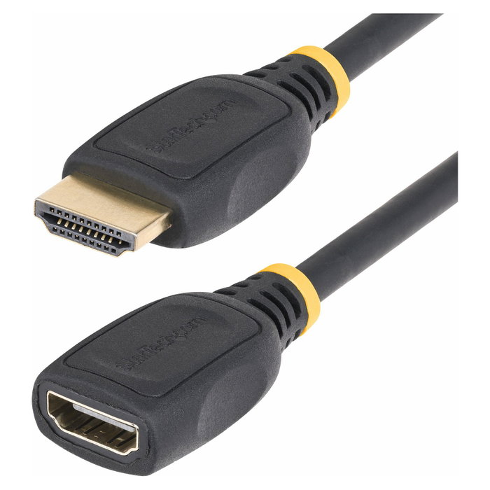 StarTech.com Cable Extensor HDMI 2.0 de 0,5m, 4K 60Hz, Macho a Hembra