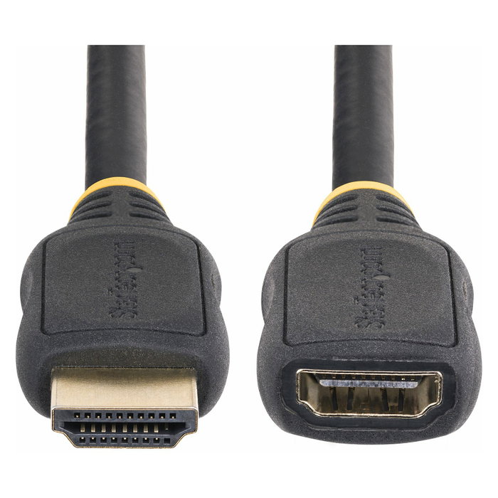StarTech.com Cable Extensor HDMI 2.0 de 0,5m, 4K 60Hz, Macho a Hembra