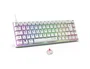 The g-lab Teclado gaming keyz-titan-w/sp con cable blanco