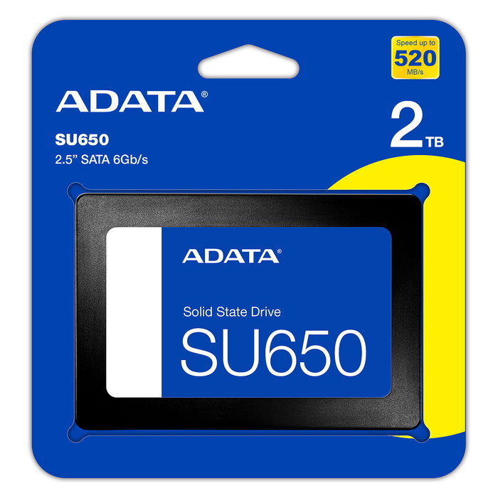 ADATA SU650 2TB 2.5" SATAIII SSD 3D NAND Retail