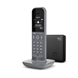 Gigaset S30852-H2902-K103 Teléfono DECT/analógico Inalámbrico con Identificador de Llamadas, Color Gris