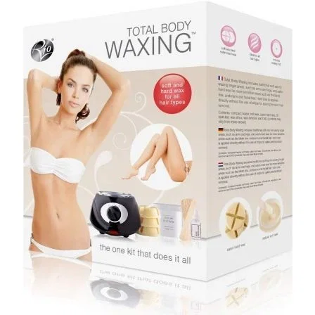 DEPILADORA DE CERA RÍO BEAUTY TOTAL BODY WAXING - CALENTADOR TAMAÑO COMPACTO CON CALENTAMIENTO RÁPIDO - INCLUYE CERA / BANDAS / ESPÁTULAS