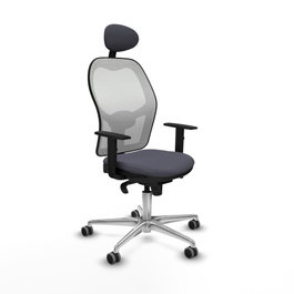 PIQUERAS Y CRESPO Silla de oficina Jorquera Gris y Blanca
