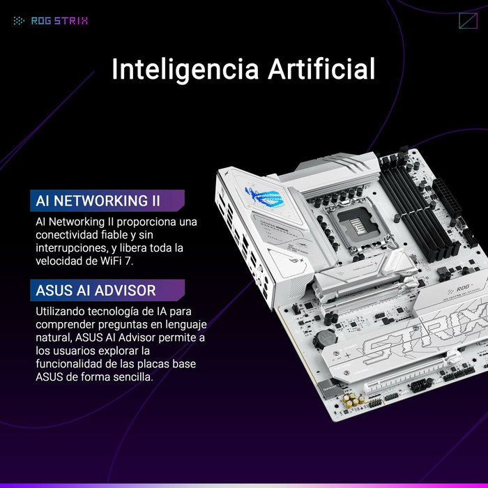 ASUS ROG STRIX B860-A GAMING WIFI Blanco ATX Intel B860 LGA 1851 DDR5