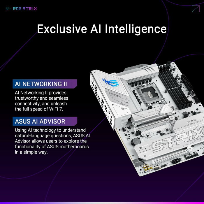 ASUS ROG STRIX B860-A GAMING WIFI Blanco ATX Intel B860 LGA 1851 DDR5