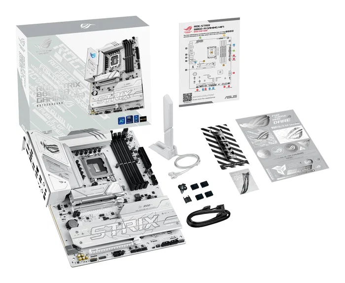ASUS ROG STRIX B860-A GAMING WIFI Blanco ATX Intel B860 LGA 1851 DDR5