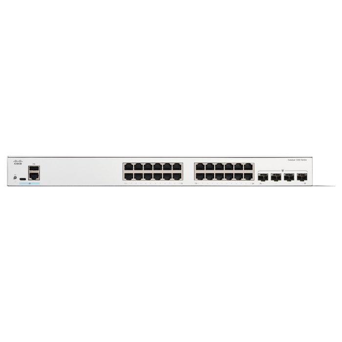 Cisco C1200-24T-4G Switch Gestionado L2/L3, 24 Puertos Gigabit Ethernet, 4x SFP, Conmutador de Red Industrial