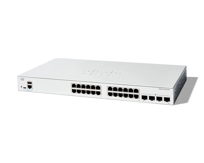 Cisco C1200-24T-4G Catalyst 1200 Switch Gestionado L2/L3 24 Puertos Gigabit Ethernet Blanco Cisco C1200-24T-4G Catalyst 1200 Switch Gestionado L2/L3 24 Puertos Gigabit Ethernet Blanco