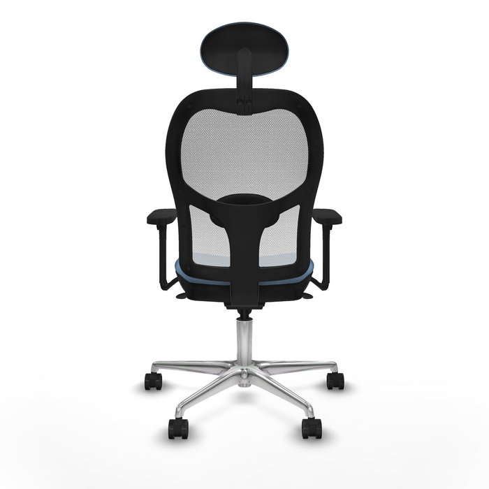 PIQUERAS Y CRESPO Silla de oficina Jorquera con mecanismo Sincro, Azul cielo y Blanco PIQUERAS Y CRESPO Silla de oficina Jorquera con mecanismo Sincro, Azul cielo y Blanco