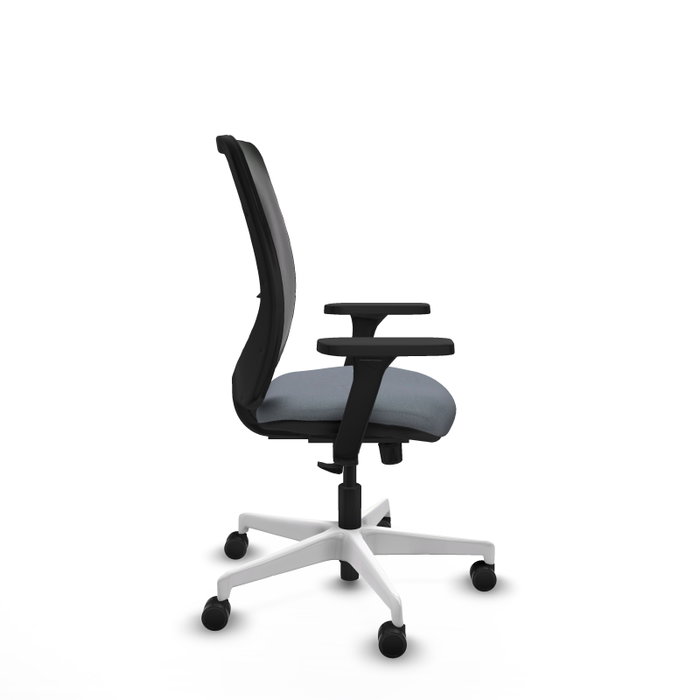 PIQUERAS Y CRESPO Silla de oficina Zulema con mecanismo Sincro, Gris y Negro PIQUERAS Y CRESPO Silla de oficina Zulema con mecanismo Sincro, Gris y Negro