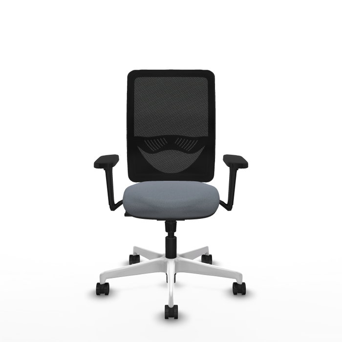PIQUERAS Y CRESPO Silla de oficina Zulema con mecanismo Sincro, Gris y Negro PIQUERAS Y CRESPO Silla de oficina Zulema con mecanismo Sincro, Gris y Negro