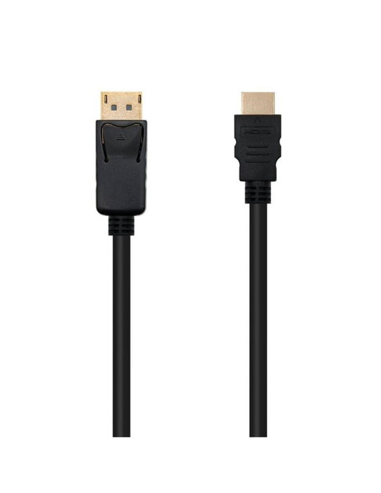 Nano Cable 10.15.4310 Cable Conversor Displayport Macho a HDMI Macho 10m Negro