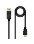 Nano Cable 10.15.4310 Cable Conversor Displayport Macho a HDMI Macho 10m Negro