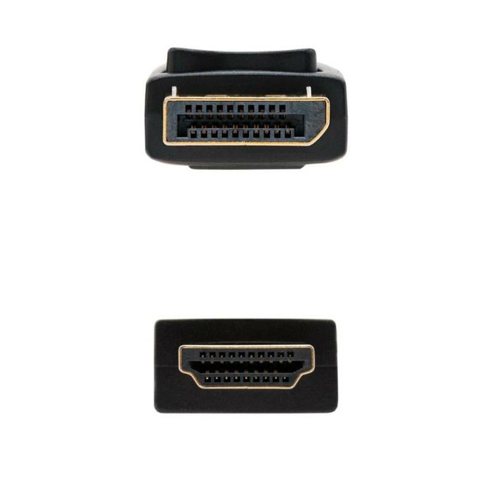 Nanocable Cable Conversor DisplayPort a HDMI, 10 m, Negro