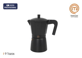 Inde Cafetera Masterchef 9 Tazas Compatible Inducción 11,5 x 21 x 18 cm (6 Unidades)