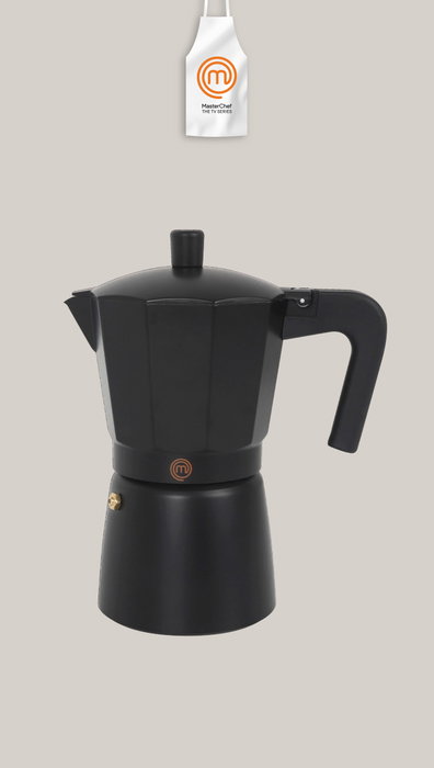 Inde Cafetera Masterchef 9 Tazas Compatible Inducción 11,5 x 21 x 18 cm (6 Unidades) Inde Cafetera Masterchef 9 Tazas Compatible Inducción 11,5 x 21 x 18 cm (6 Unidades)