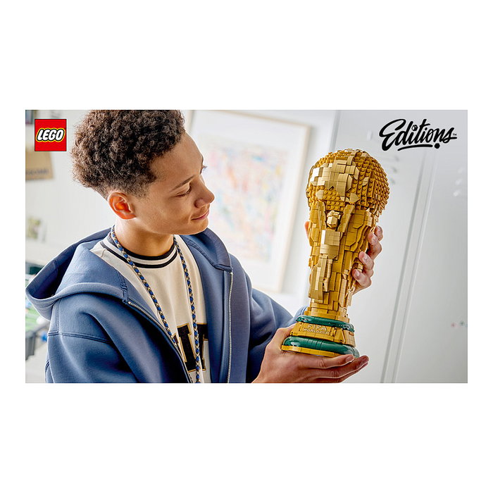 LEGO Trofeo Oficial de la Copa Mundial de la FIFA Juego de Construcción 2842 Piezas 12+