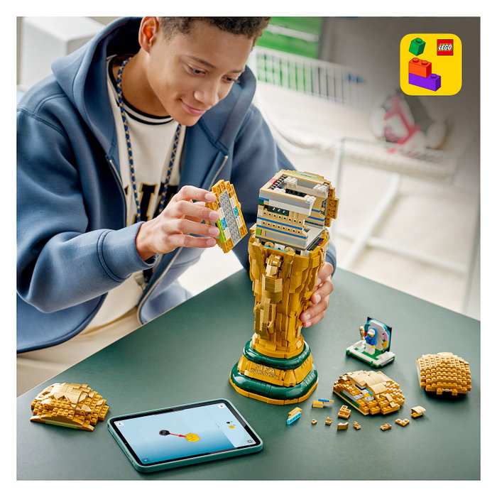 LEGO Trofeo Oficial de la Copa Mundial de la FIFA Juego de Construcción 2842 Piezas 12+