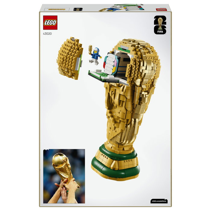 LEGO Trofeo Oficial de la Copa Mundial de la FIFA Juego de Construcción 2842 Piezas 12+