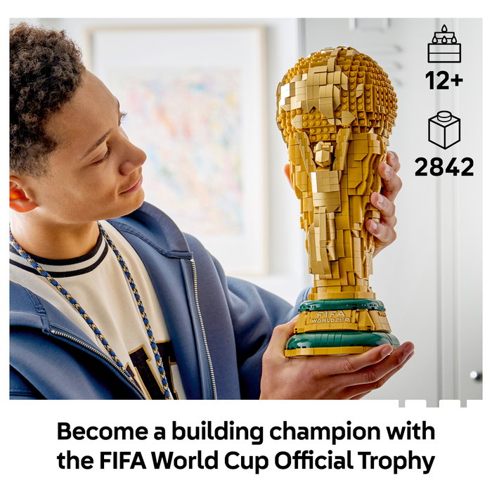 LEGO Trofeo Oficial de la Copa Mundial de la FIFA Juego de Construcción 2842 Piezas 12+