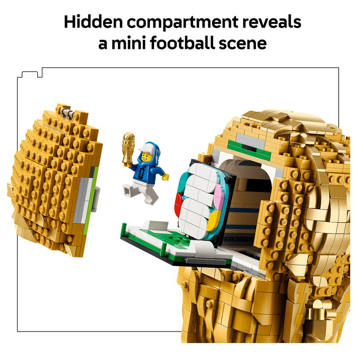 LEGO Trofeo Oficial de la Copa Mundial de la FIFA Juego de Construcción 2842 Piezas 12+
