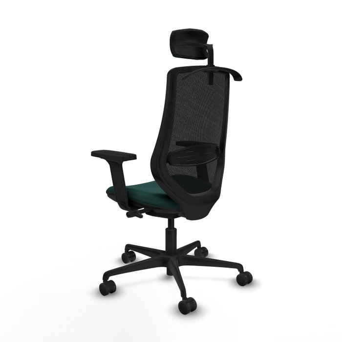 PIQUERAS Y CRESPO Silla de oficina Mardos con mecanismo Sincro/Traslack, Verde botella y Negro PIQUERAS Y CRESPO Silla de oficina Mardos con mecanismo Sincro/Traslack, Verde botella y Negro