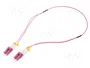LOGILINK Cable de conexión de fibra óptica OM4 LC/UPC Duplex, 1 m