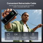 Belkin PB Display PD120W 22000mAh Negro con Cable Retráctil