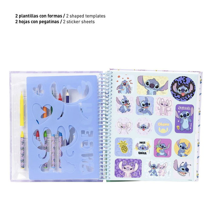 Cerdá Álbum de Actividades Coloreable Stitch Disney Azul Claro Cerdá Álbum de Actividades Coloreable Stitch Disney Azul Claro