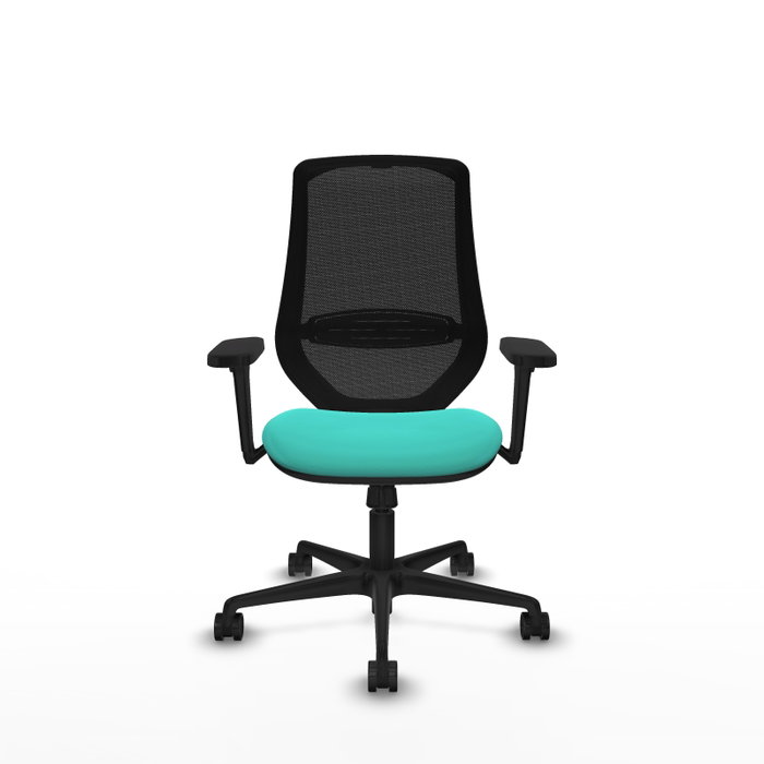 PIQUERAS Y CRESPO Silla de oficina Mardos con mecanismo Sincro, Turquesa y Negro PIQUERAS Y CRESPO Silla de oficina Mardos con mecanismo Sincro, Turquesa y Negro