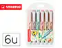 Stabilo Rotulador Fluorescente Swing Cool Nature Colors, Estuche de 6 Unidades, Colores Surtidos