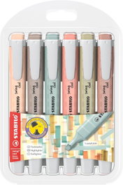 Stabilo Rotuladores Fluorescentes NatureCOLORS Colores Surtidos Estuche de 6 Unidades