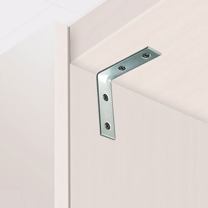 Edm Ángulo Refuerzo An02 Acero Zincado 60 x 60 x 15 mm 4 Unidades