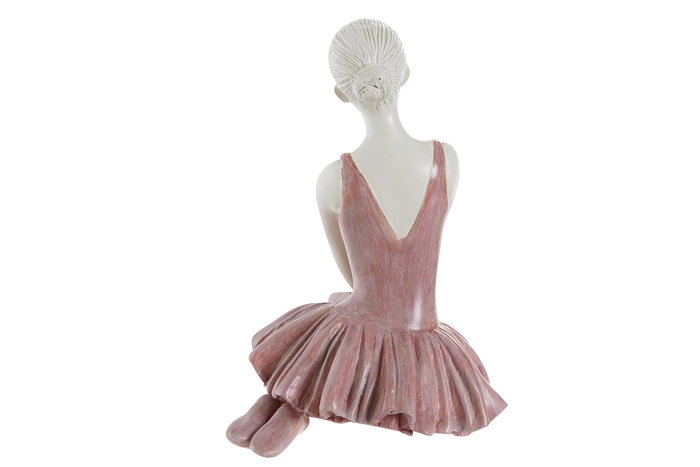 DKD Home Decor Figura de Bailarina en Resina, Pack de 2 DKD Home Decor Figura de Bailarina en Resina, Pack de 2