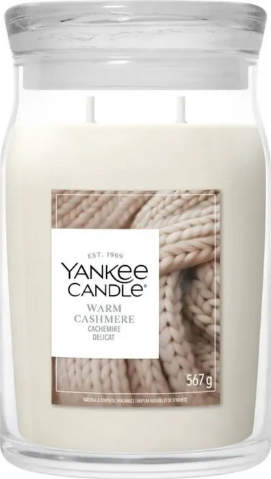 Yankee Candle Signature Warm Cashmere Vela Grande 567g Yankee Candle Signature Warm Cashmere Vela Grande 567g