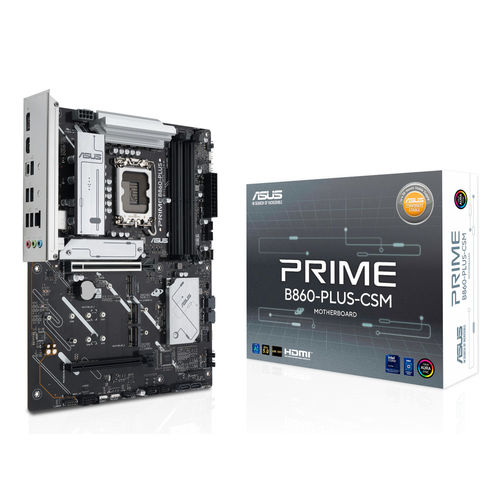 ASUS PRIME B860-PLUS-CSM Intel LGA 1851 DDR5 HDMI DisplayPort PCIe 4.0 4SATA3 USB3.2 ATX ASUS PRIME B860-PLUS-CSM Intel LGA 1851 DDR5 HDMI DisplayPort PCIe 4.0 4SATA3 USB3.2 ATX