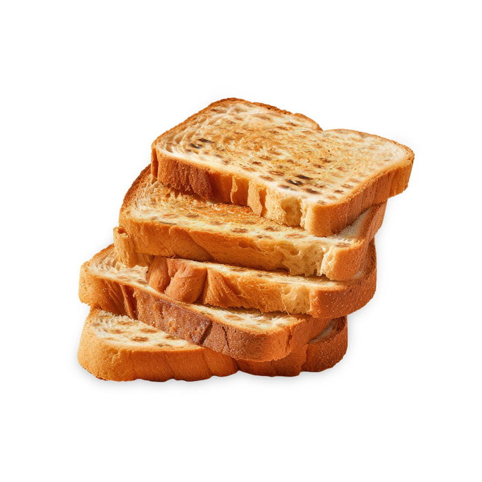 Quttin Tostador de Pan de Acero Inoxidable con Mango Plegable 20 cm x 20 cm x 1.2 cm (12 Unidades)